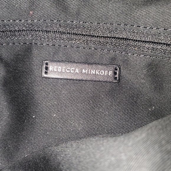 NWOT REBECCA MINKOFF GREE LEATHER HOBO BAG. - Picture 6 of 6